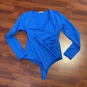 NEVER BEEN WORN- MANGOPOP Bodysuit (Long Sleeve Royal Blue, XX-Large)